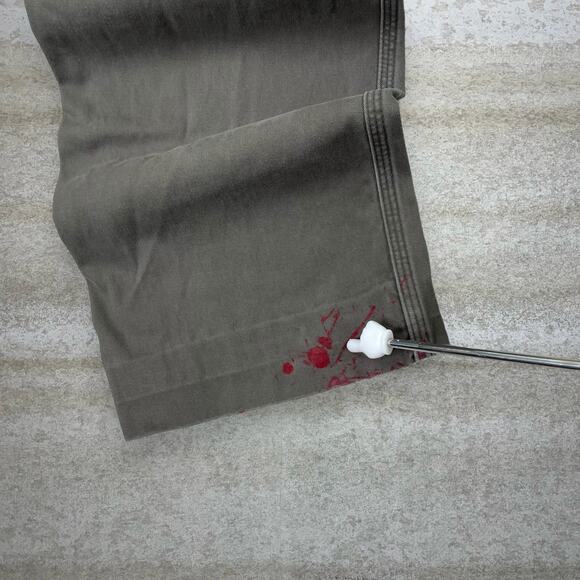 Vintage 90s Carhartt Carpenter Pants 38x28 Baggy Fit Dark Green Canvas Painters - Picture 5 of 5